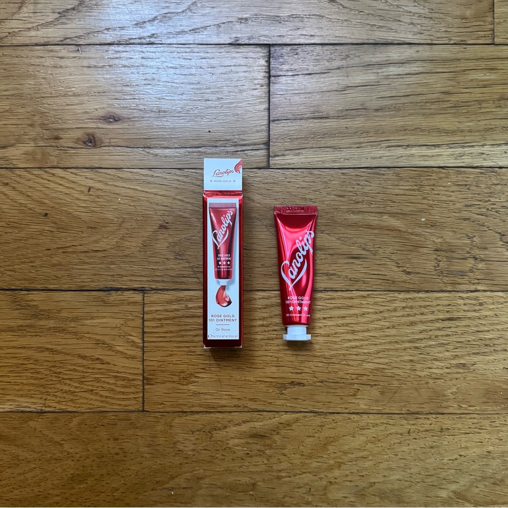 NWT Lano Lips rose gold 101 ointment 9g
